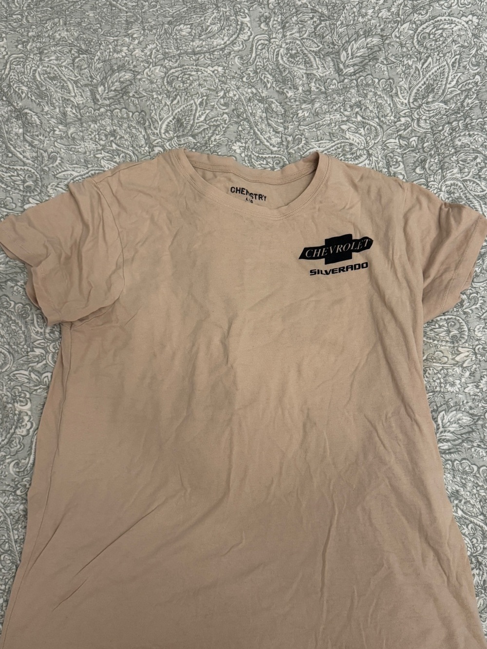 Chemistry Men's Tan Chevrolet Silverado Logo Tee